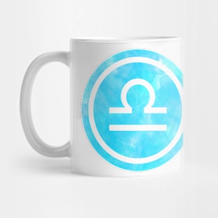 Blue Watercolor Zodiac - Gemini Mug